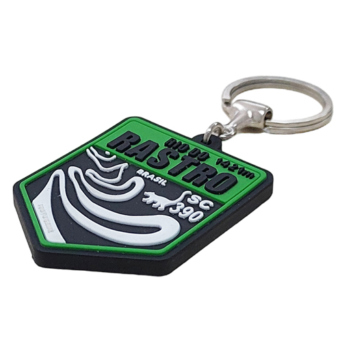 Chaveiro emborrachado sob medida: evento off-road