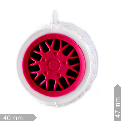 Chaveiro 906 CSC01 C RODINHA PNEU BRANCO