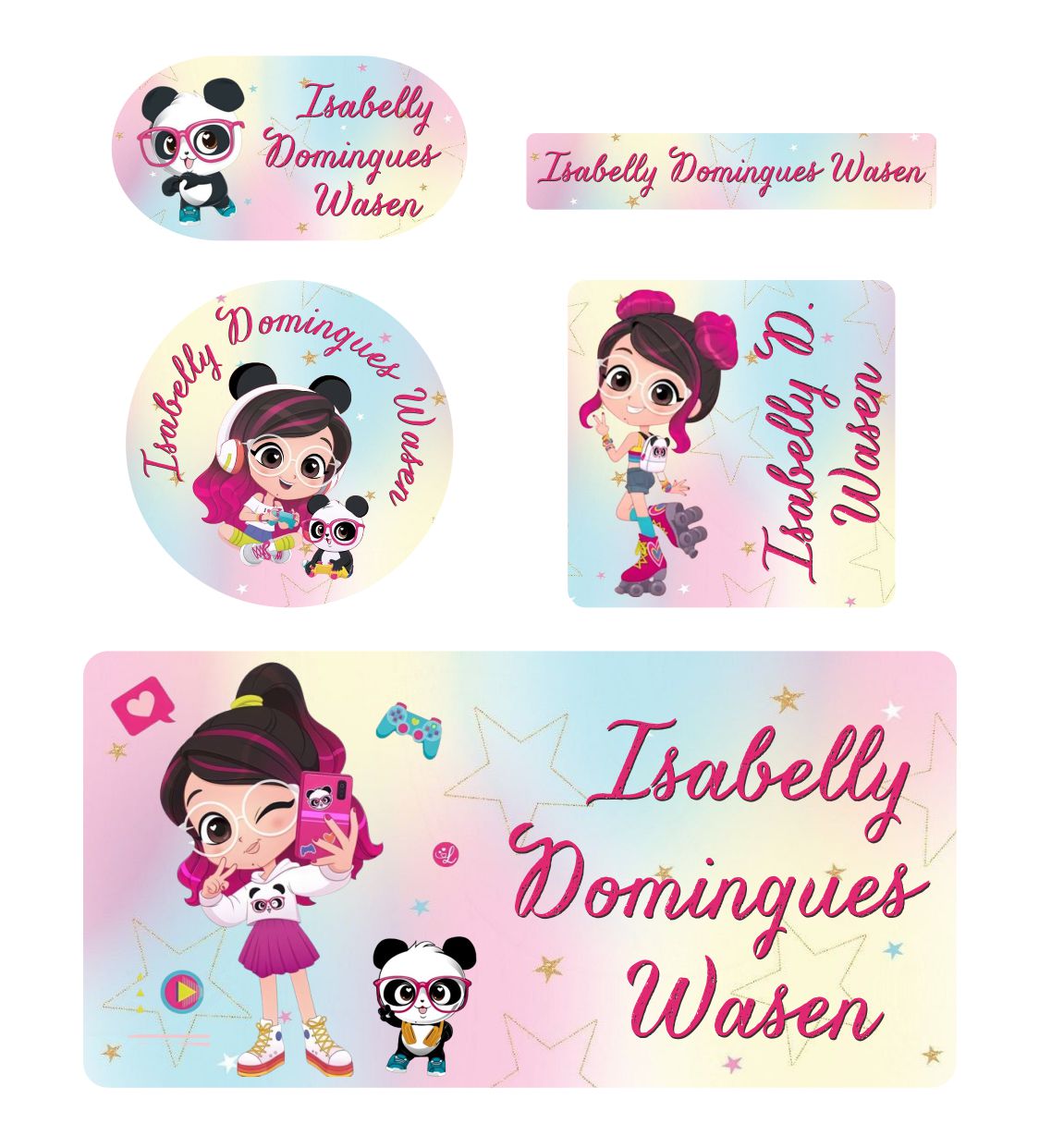 Kit Etiqueta Tema Luluca