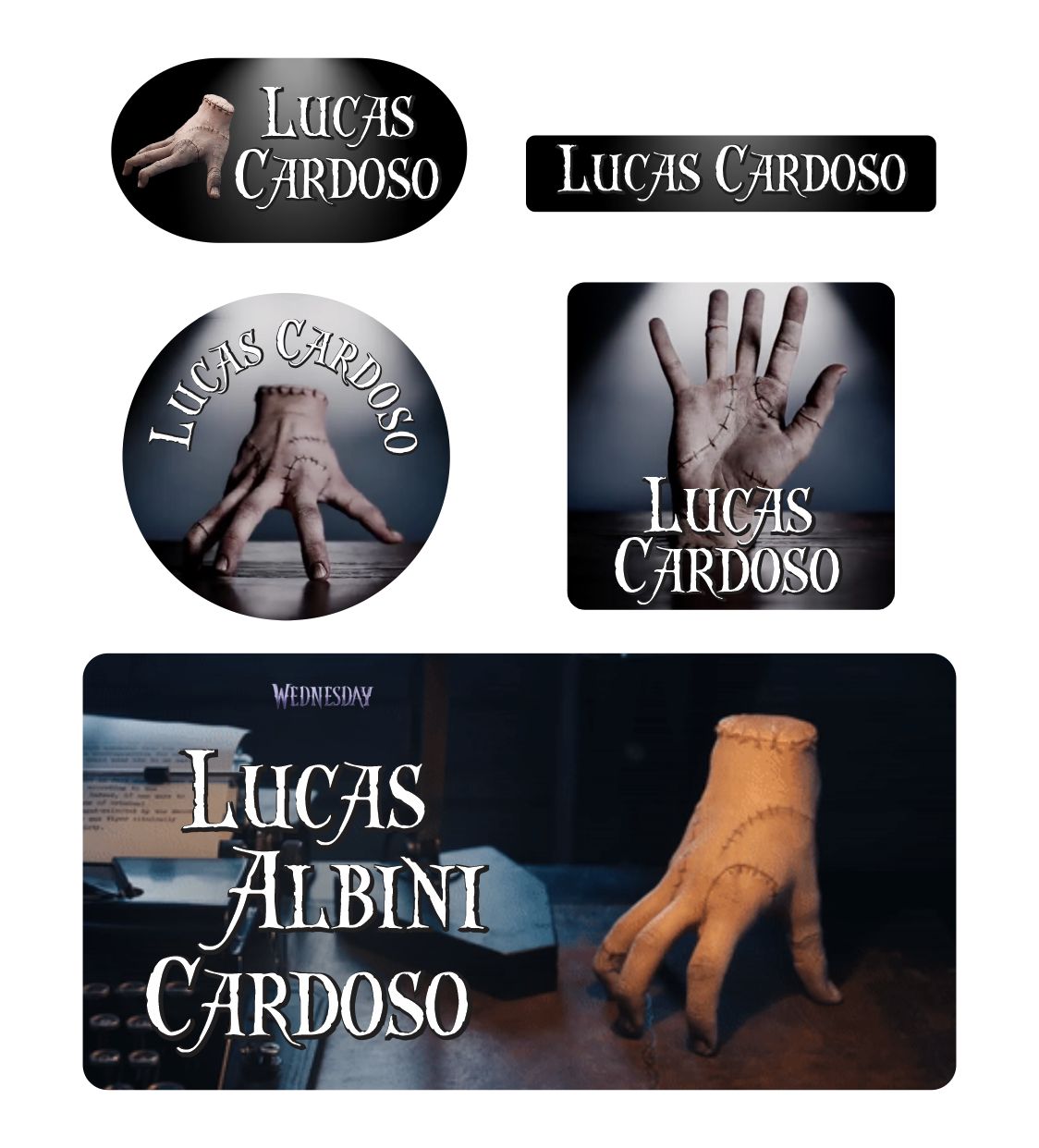 Kit Etiqueta Tema Thing.