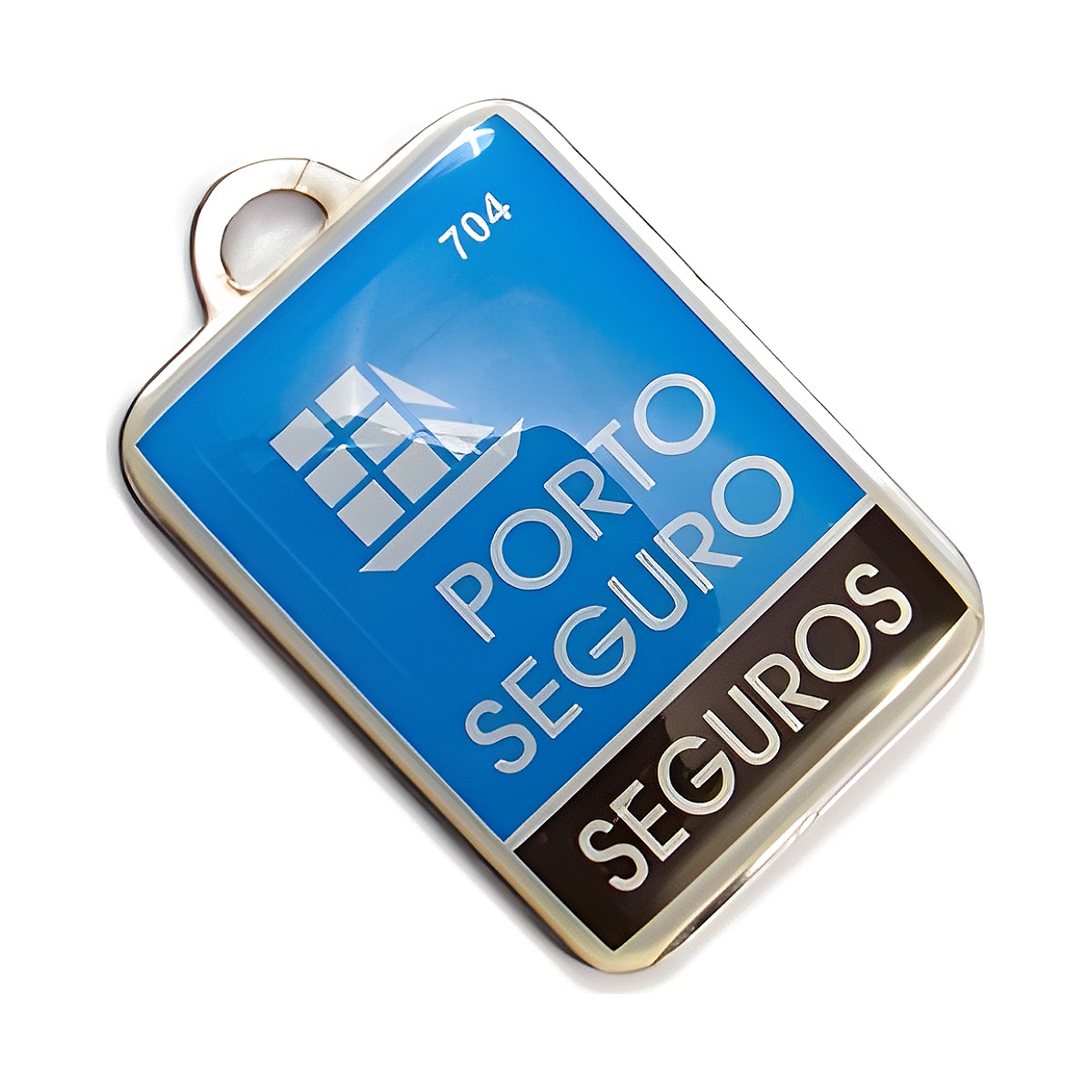 Chaveiro Chapinha 3,7x2,7cm com a sua logo