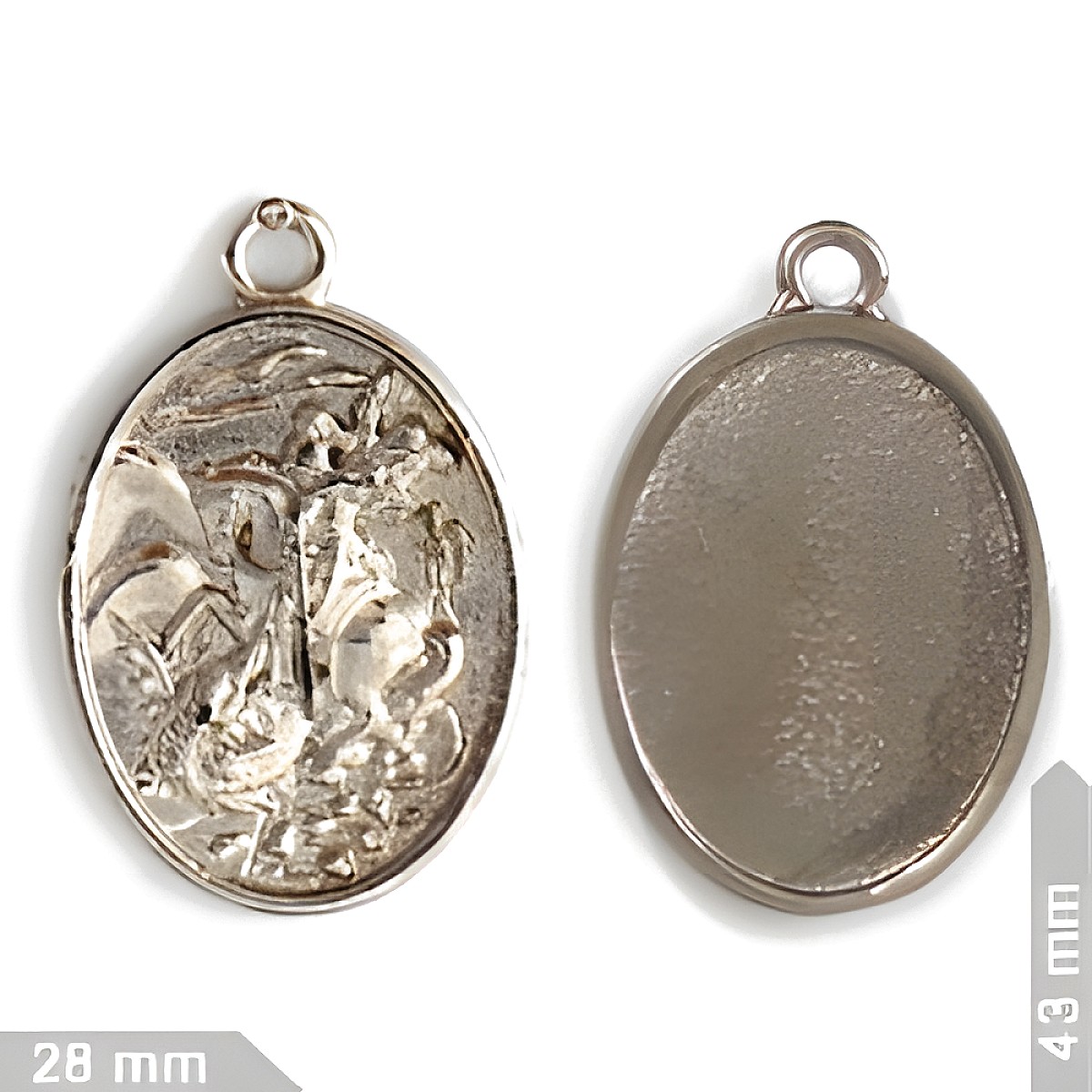 Medalha Metálica São jorge