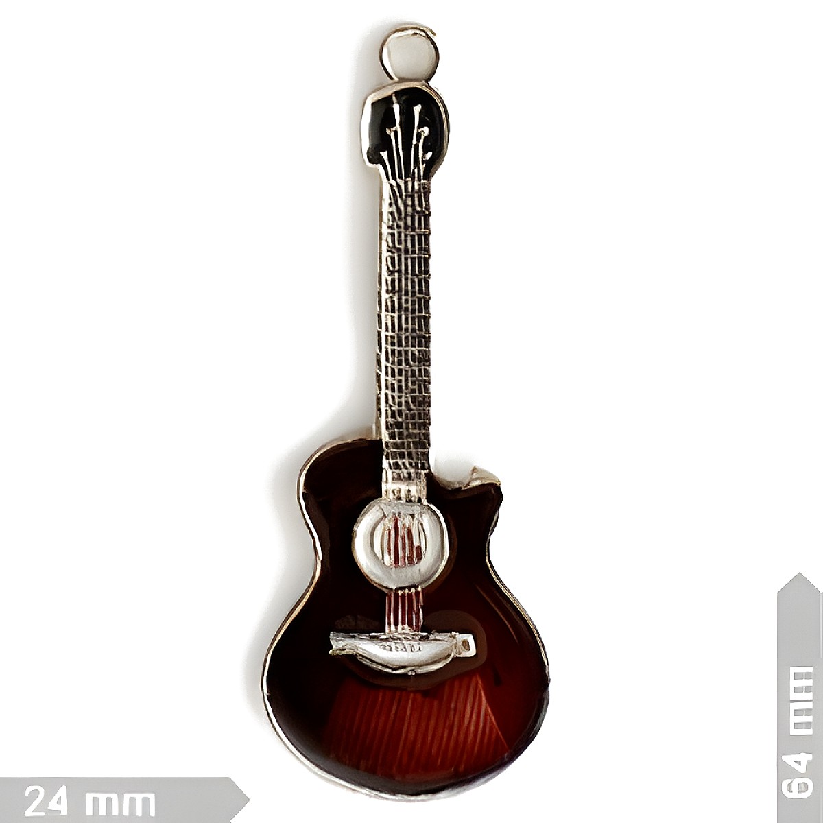 Medalha Metálica Guitarra ou violão