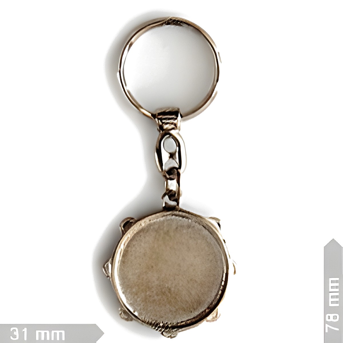 Medalha Metálica Pandeiro