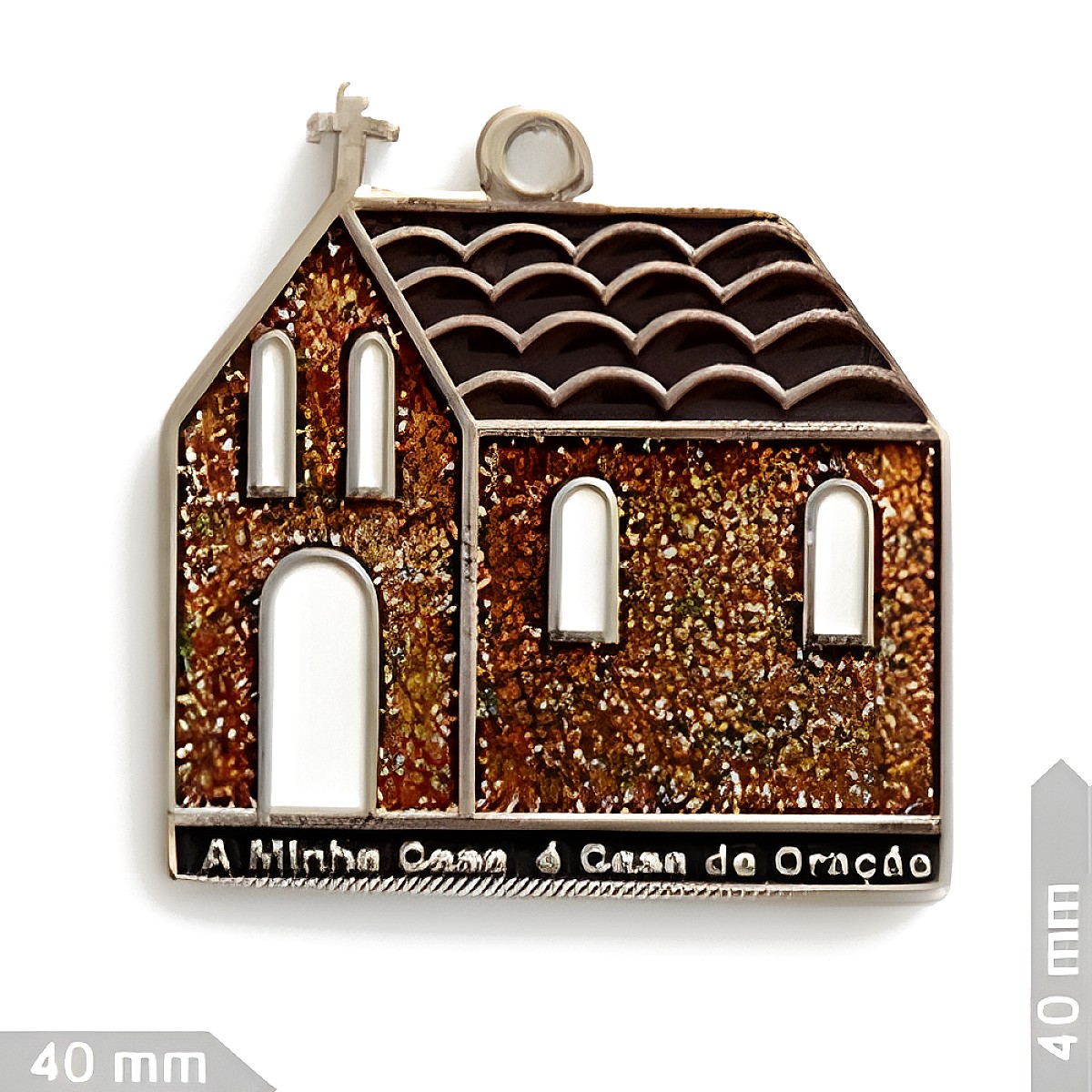 Medalha Metálica Casa de Oração