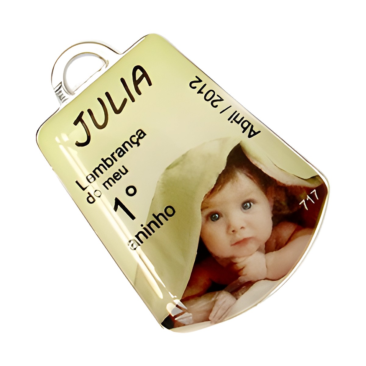 Chaveiro Chapinha Sino com a sua logo