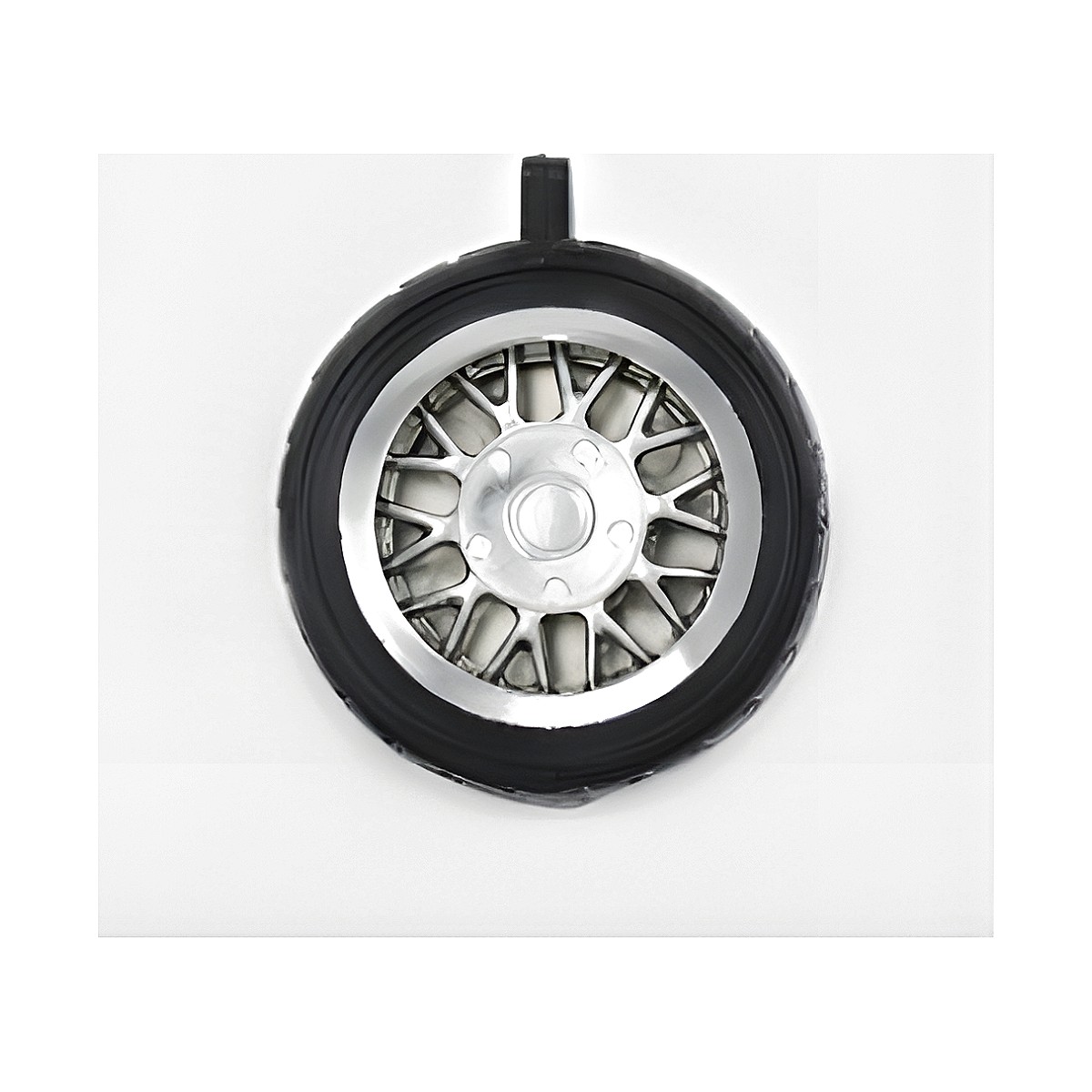 Chaveiro Plástico Rodinha Cromada com a sua logo