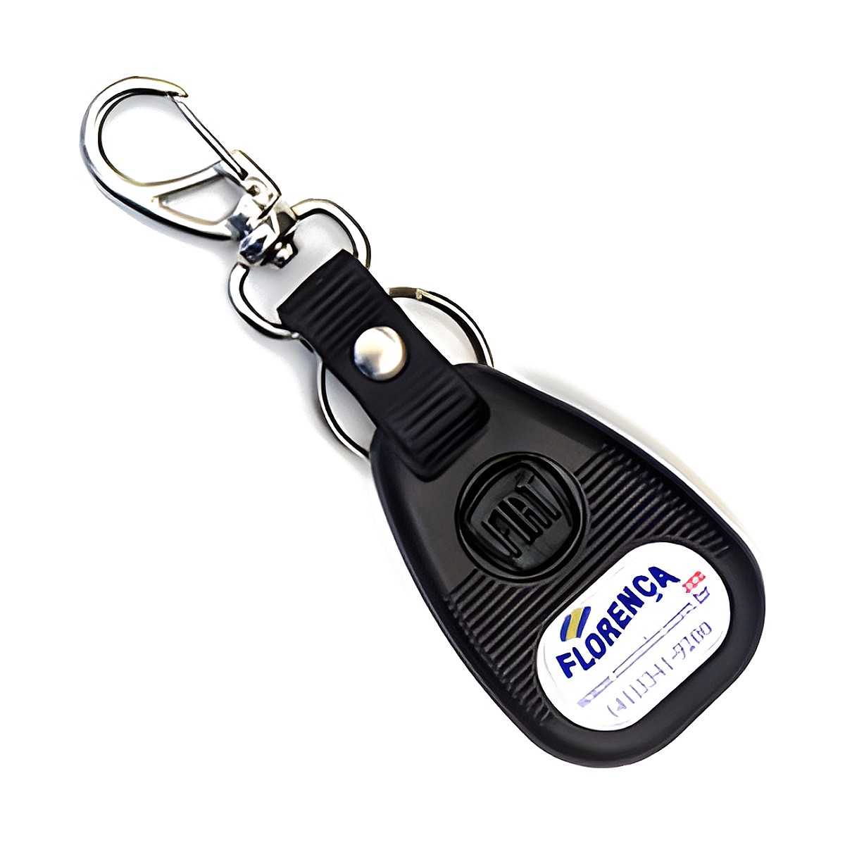 Chaveiro Emborrachado Fiat com a sua logo