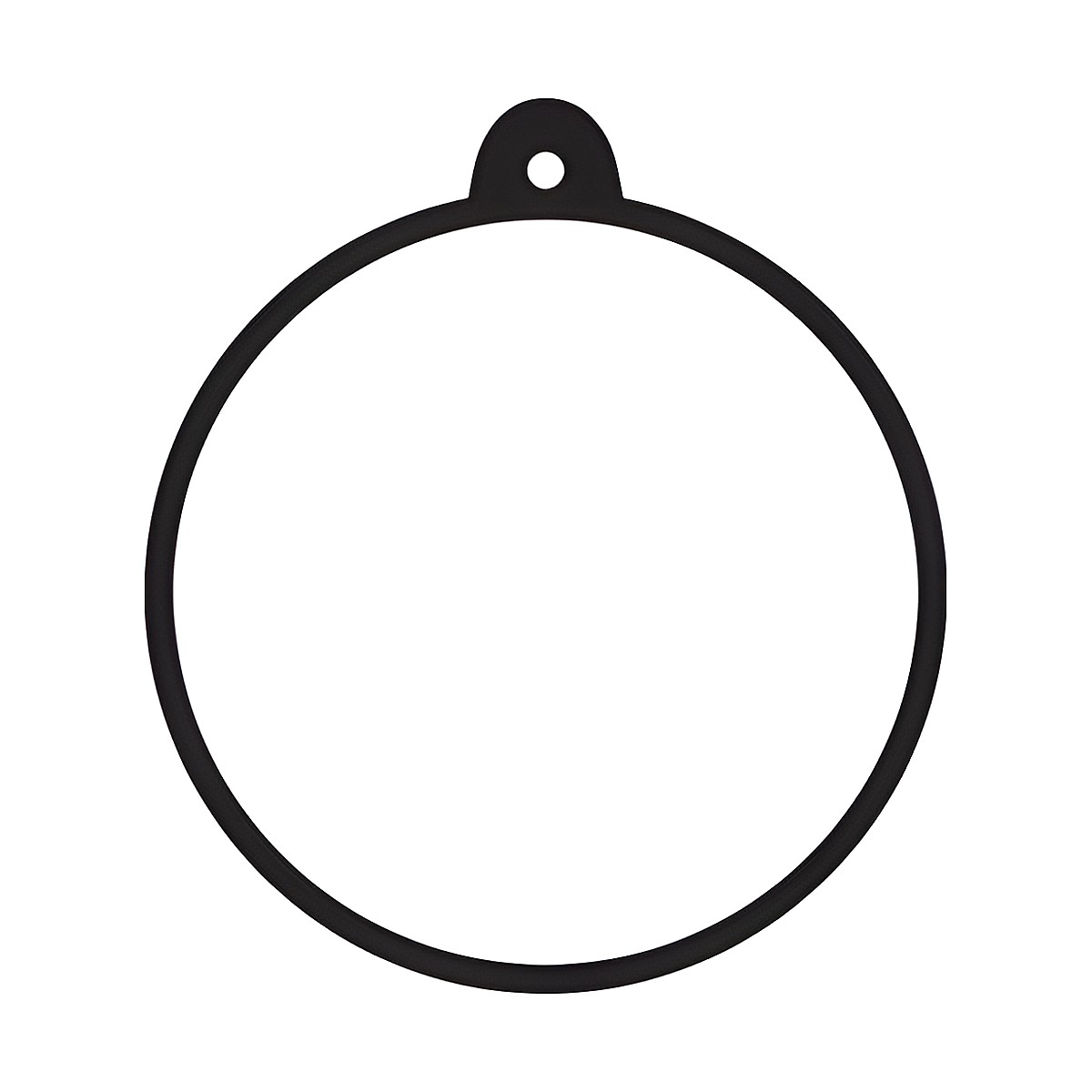 Chaveiro Emborrachado Circulo com a sua logo