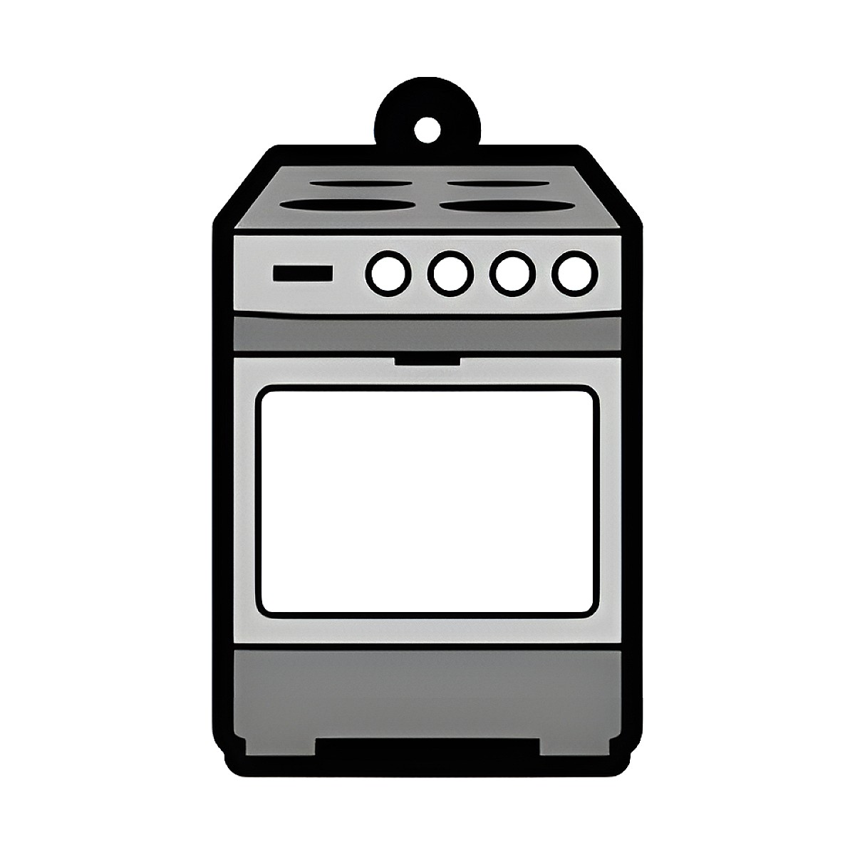 Chaveiro Emborrachado Fogão com a sua logo