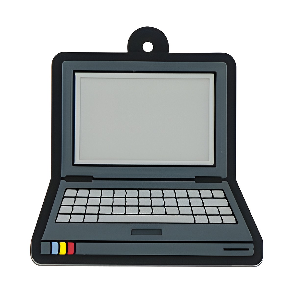 Chaveiro Emborrachado Computador / Notebook com a sua logo