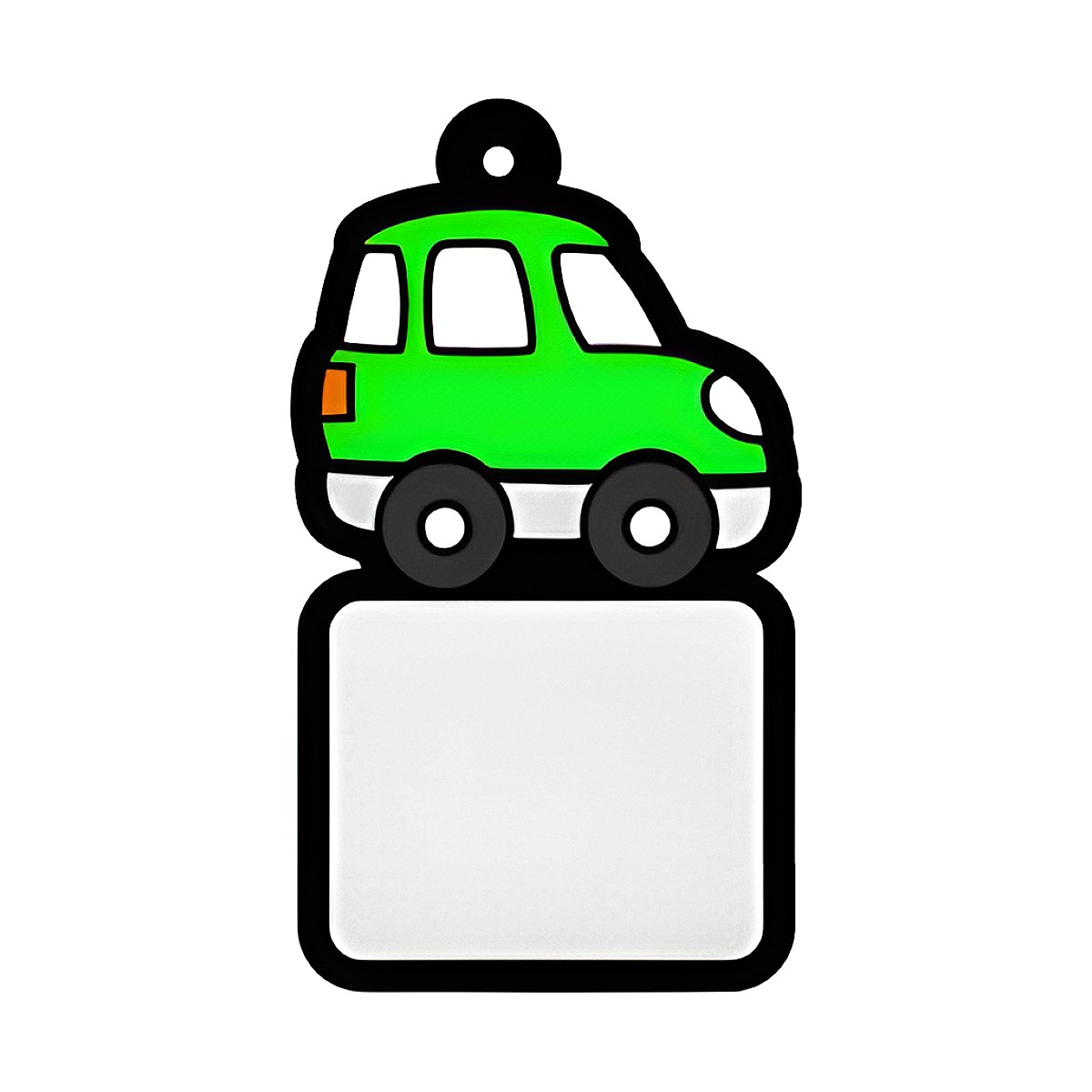Chaveiro Emborrachado Carrinho com a sua logo