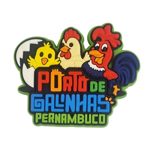 Ímã Porto de Galinhas Família
