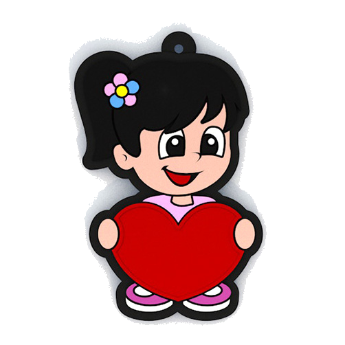 Chaveiro Menininha Feliz