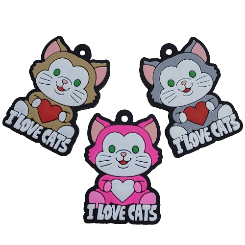 Chaveiro I Love Cats