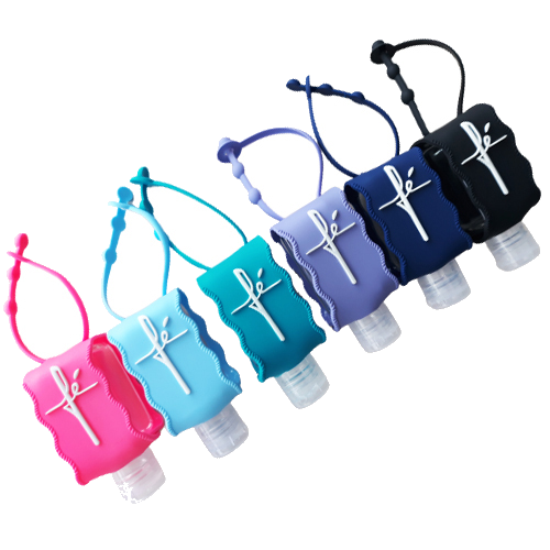 Chaveiro Porta Álcool em Gel Fé